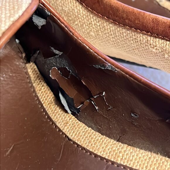 Enzo Angiolini Brown Fabric Tweed Heels Tassel Trim - Size 7.5 - Picture 7 of 14